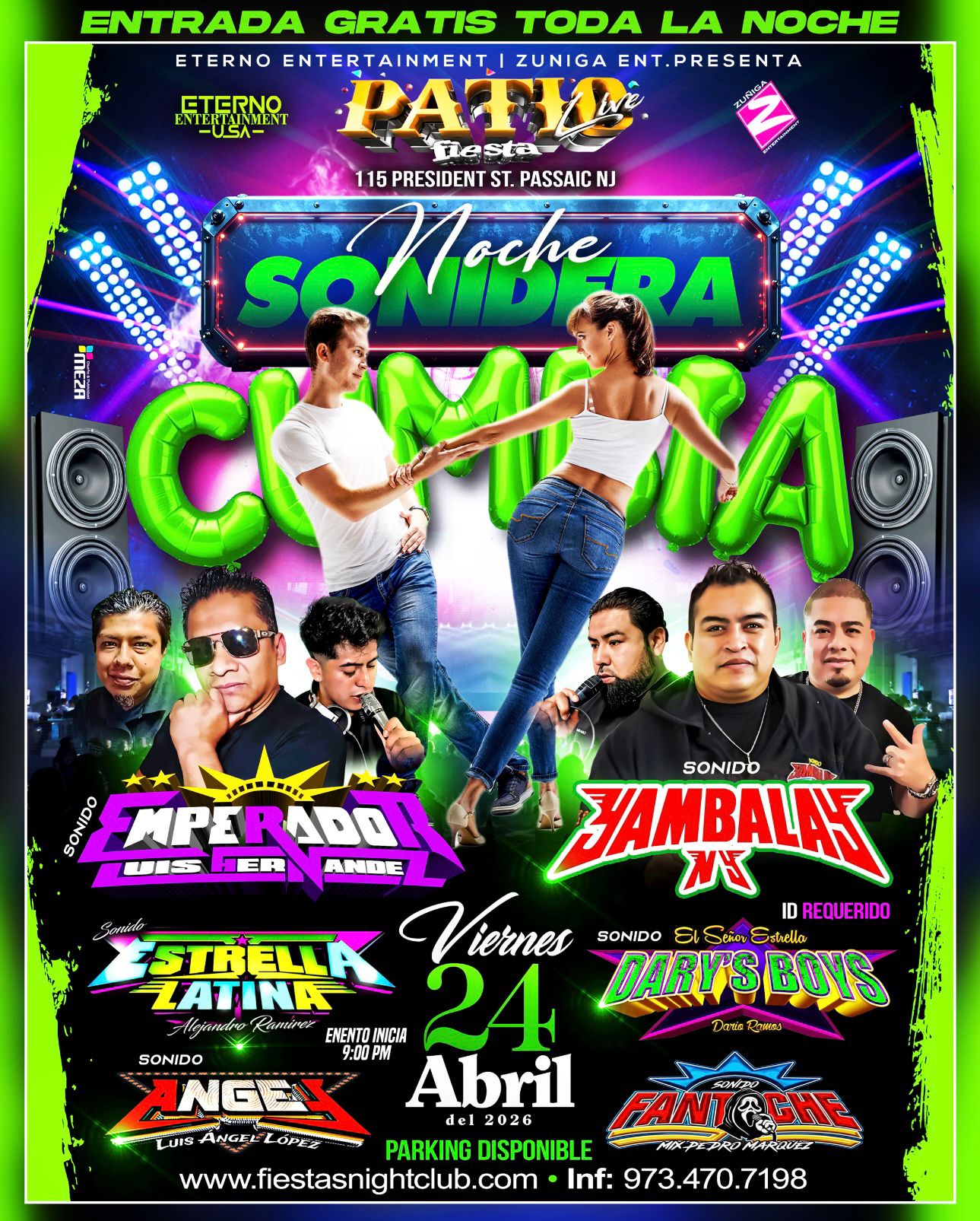 Buy tickets for NOCHE SONIDERA - CUMBIA NOCHE SONIDERA - CUMBIA