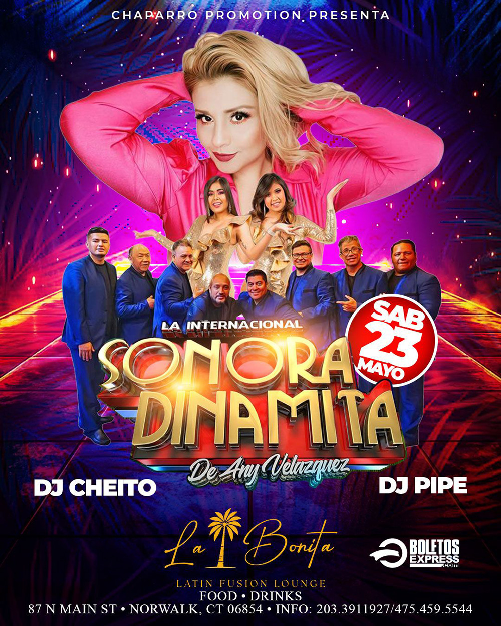 Buy tickets for Sonora Dinamita de Any Velazquez PREVENTA Sonora Dinamita de Any Velazquez PREVENTA