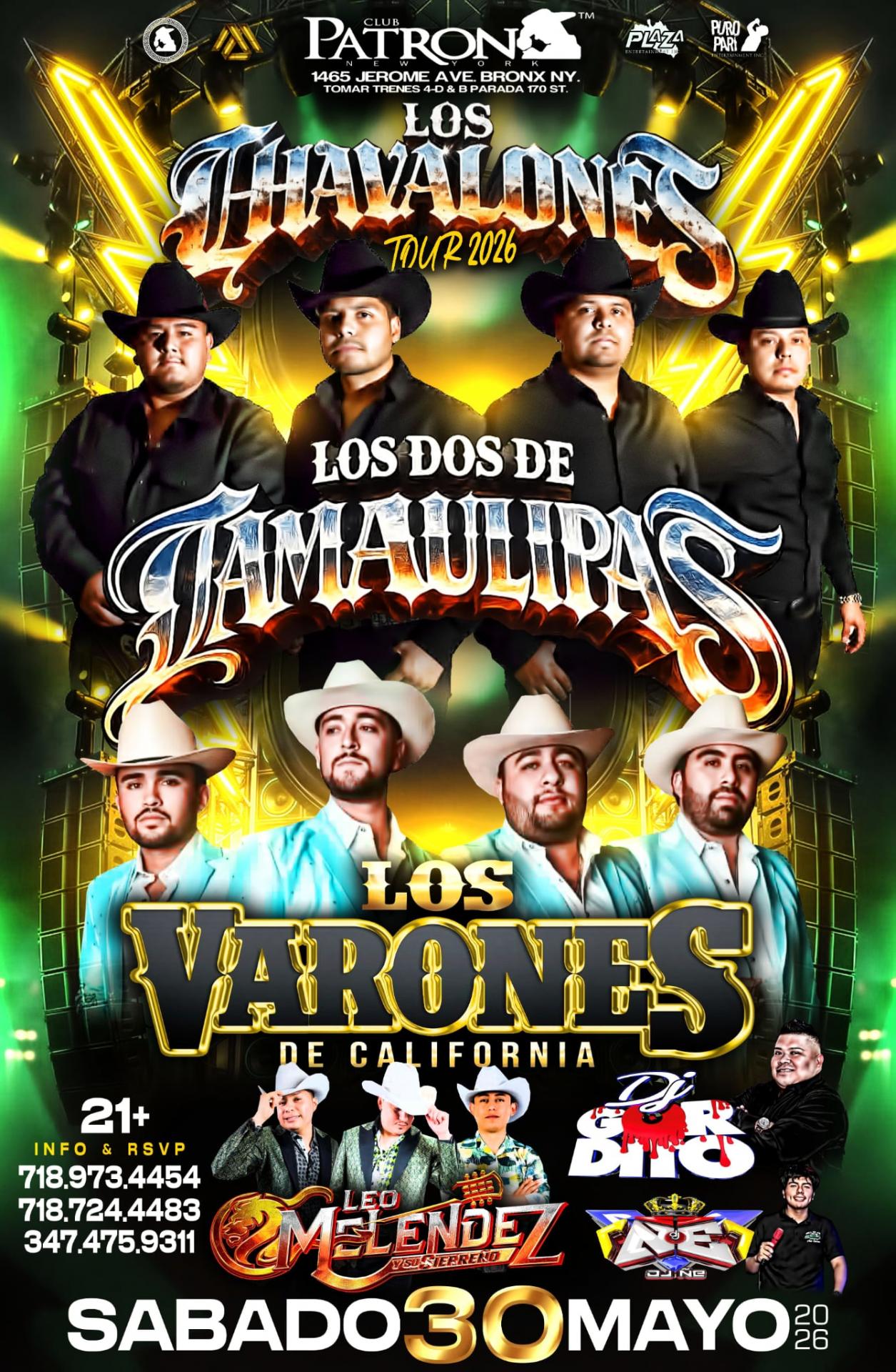 Los CHAVALONES TOUR | LOS DOS DE TAMAULIPAS 