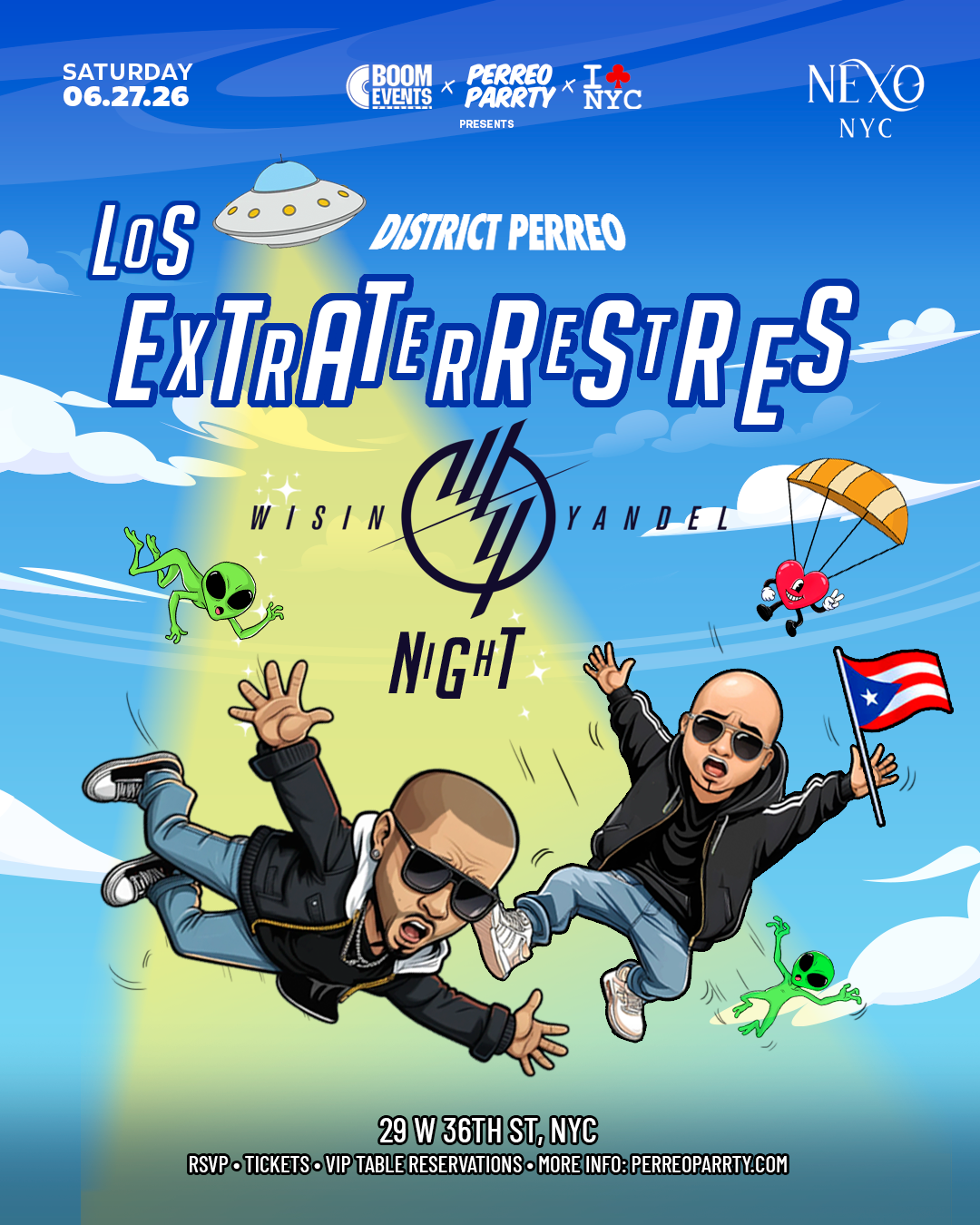 Buy tickets for Los Extraterrestres a Wisin Y Yandel Night Reggaeton Party NEXO Nightclub Los Extraterrestres a Wisin Y Yandel Night Reggaeton Party NEXO Nightclub
