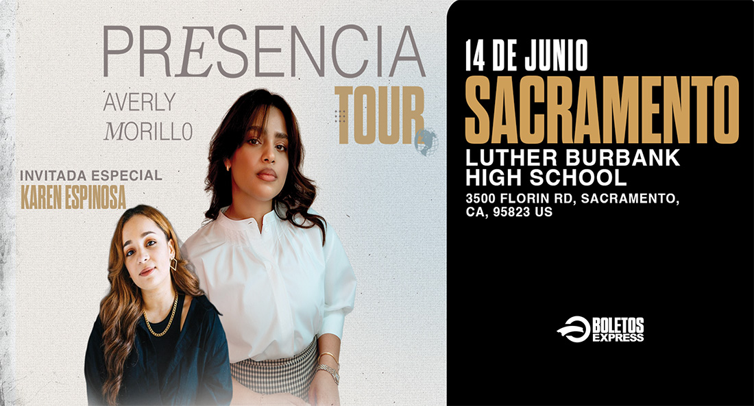 Buy tickets for AVERLY MORILLO & KAREN ESPINOSA | SACRAMENTO, CA AVERLY MORILLO & KAREN ESPINOSA | SACRAMENTO, CA
