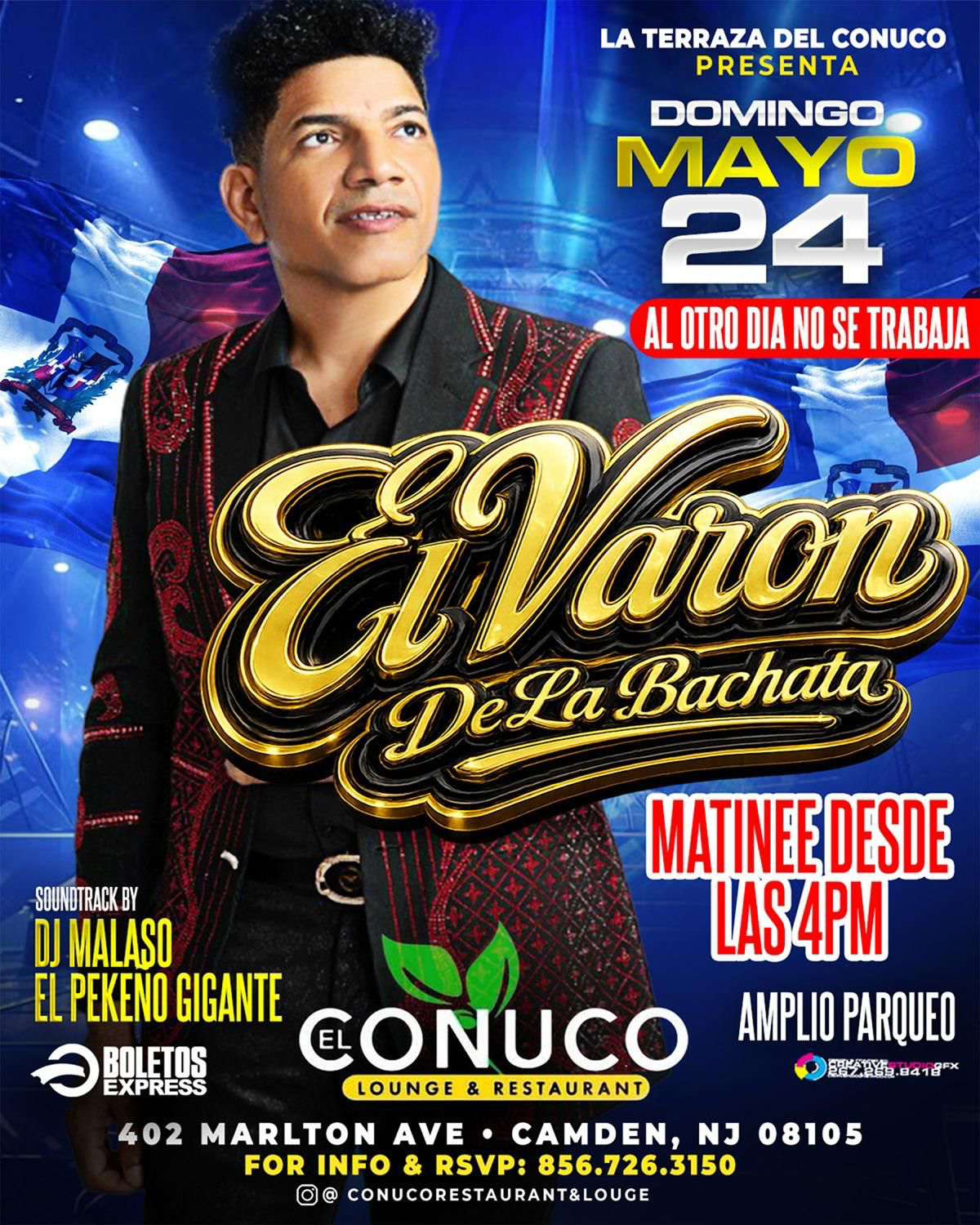 Buy tickets for EL VARON DE LA BACHATA EL VARON DE LA BACHATA