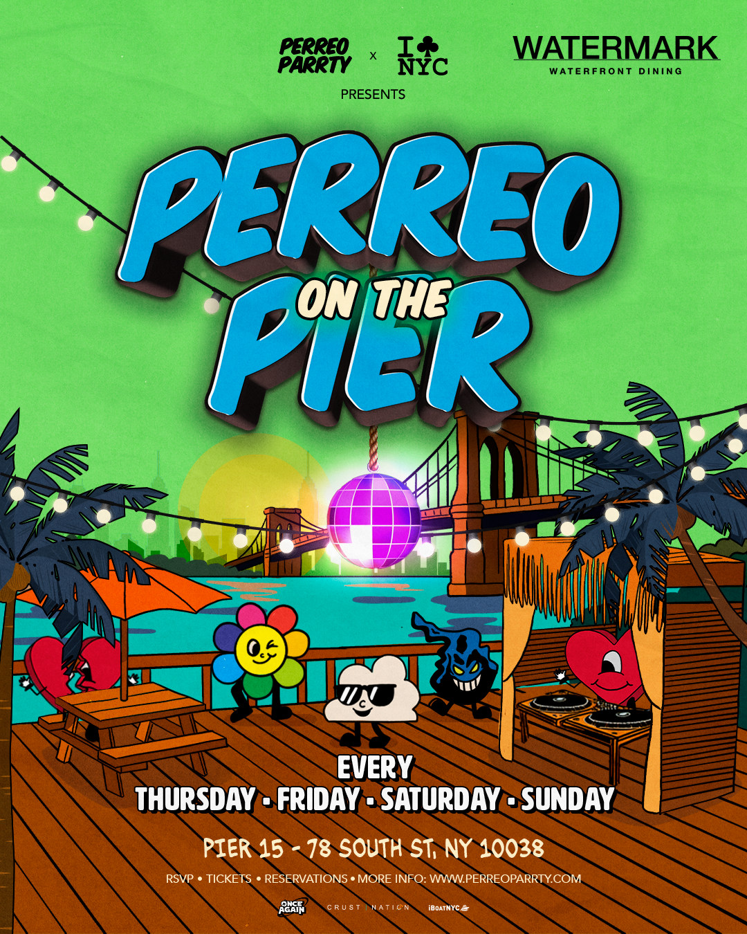 Buy tickets for Perreo on the Pier - Open-Air Latin & Reggaeton Dance Party NYC Perreo on the Pier - Open-Air Latin & Reggaeton Dance Party NYC
