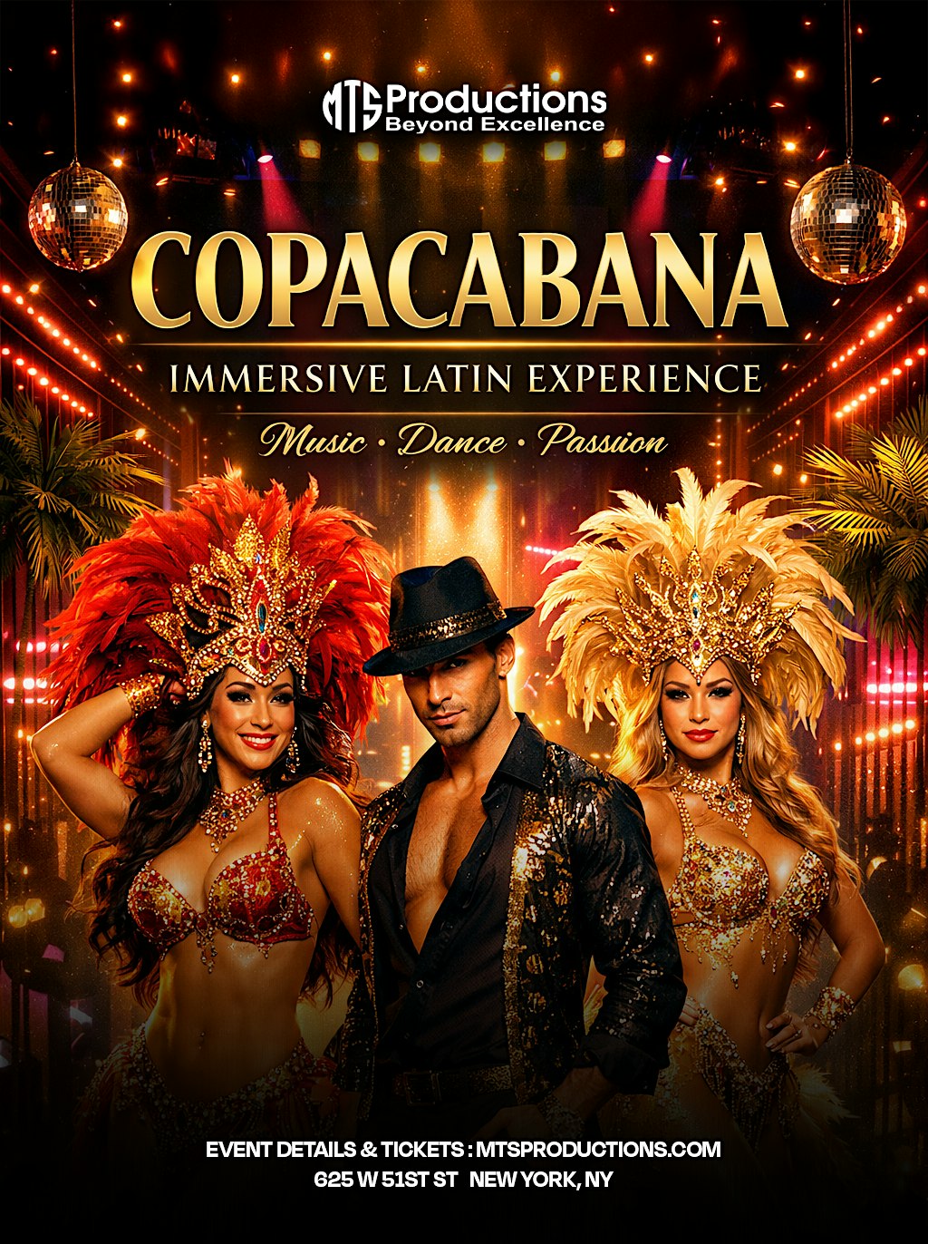 Copacabana Immersive Experience in Midtown Manhattan – Saturday, May 02
