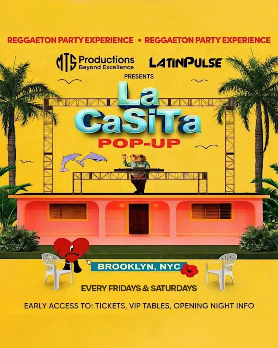 Buy tickets for Bad Bunny Immersive Experience NYC | Brooklyn Reggaeton Party Bad Bunny Immersive Experience NYC | Brooklyn Reggaeton Party