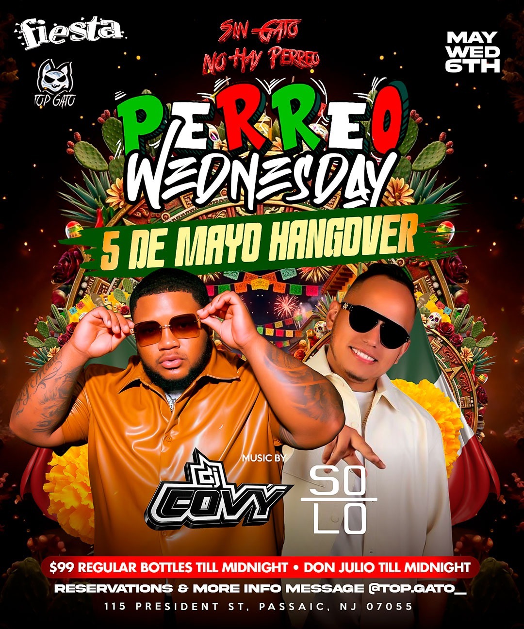 PERREO WEDNESDAY 5 DE MAYO HANGOVER