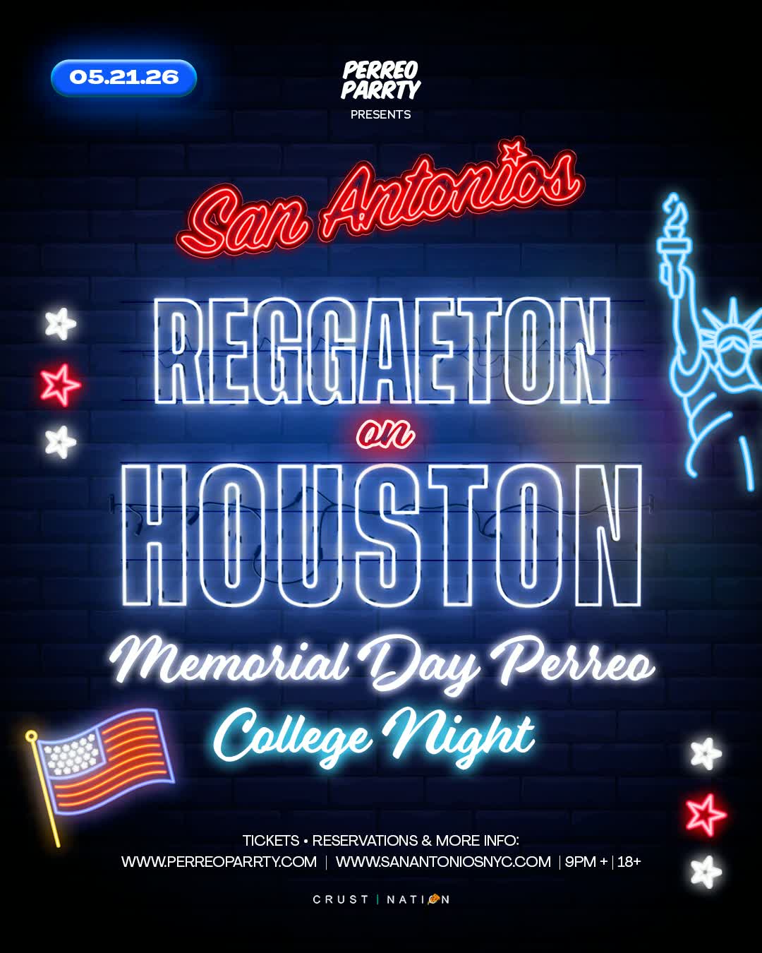 Buy tickets for Reggaeton on Houston 18+ - Thursday College Night - Memorial Day Weekend Reggaeton on Houston 18+ - Thursday College Night - Memorial Day Weekend