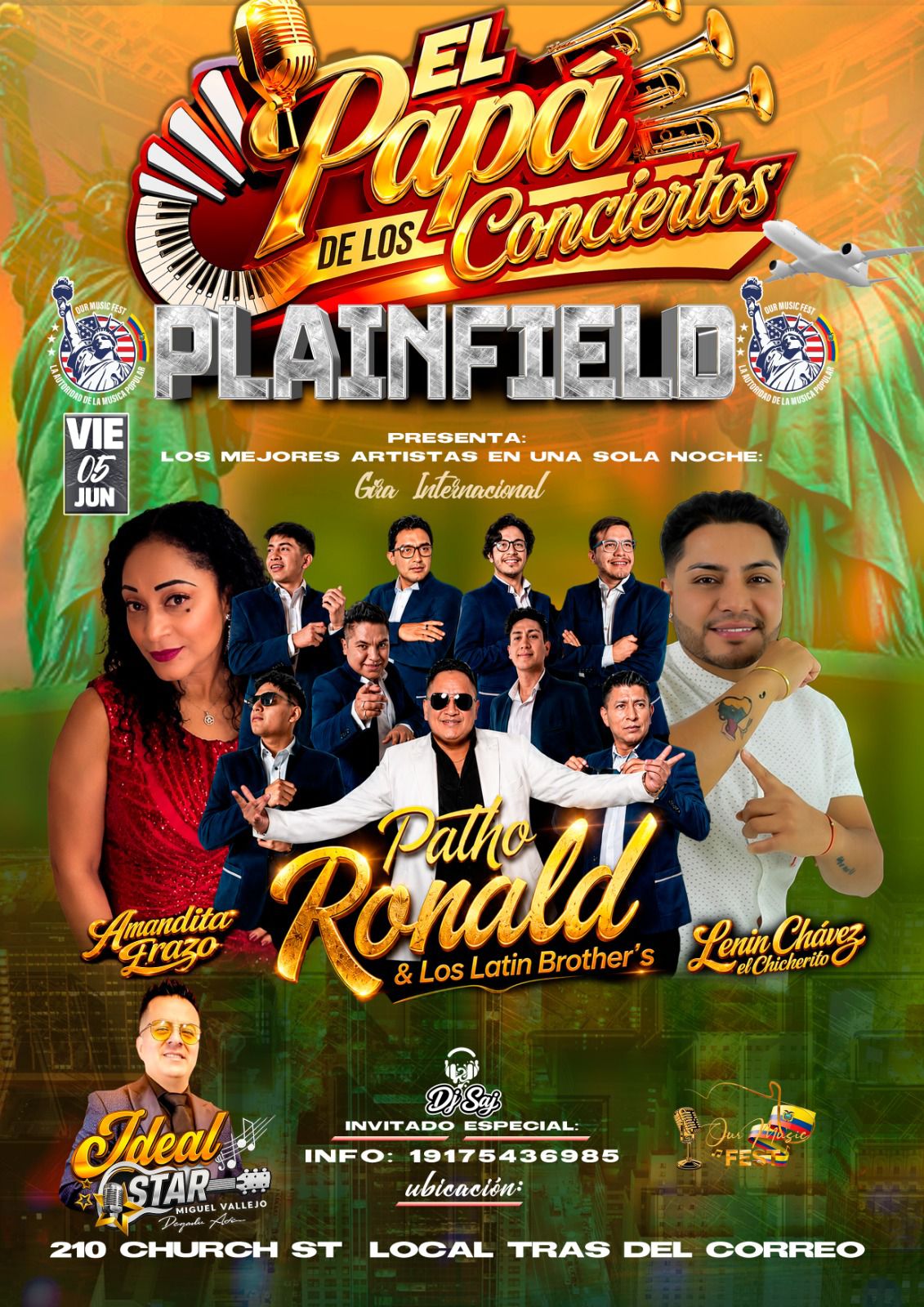 Buy tickets for PATHO RONALD & LOS LATIN BROTHER'S PATHO RONALD & LOS LATIN BROTHER'S