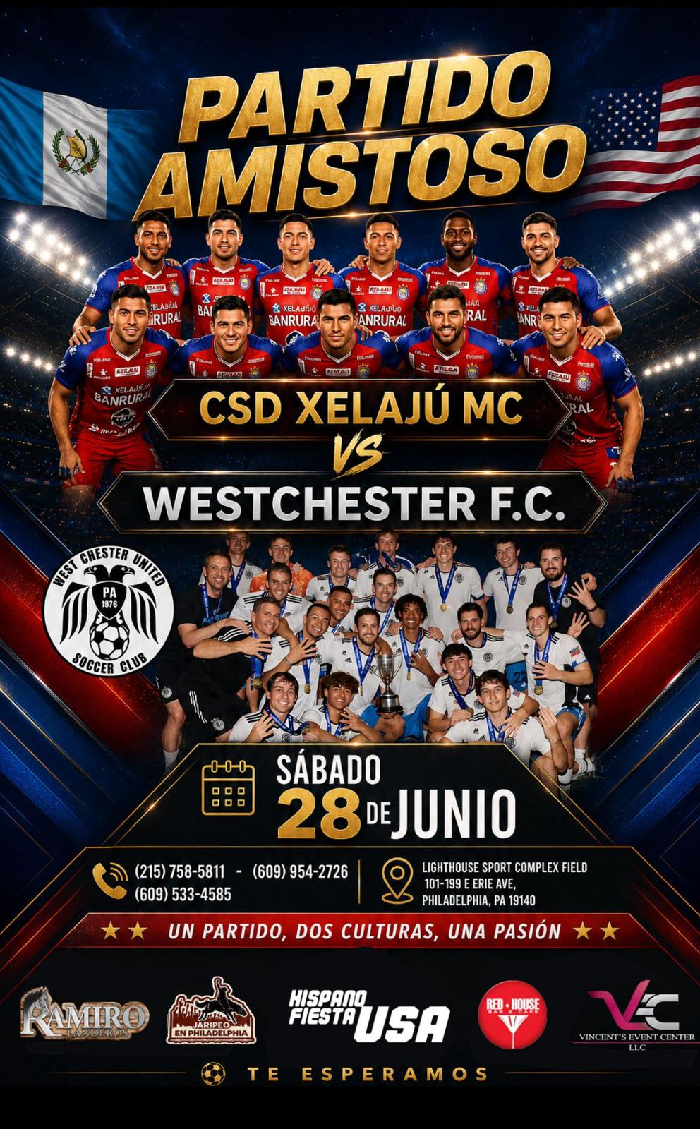 Buy tickets for PARTIDOS AMISTOSOS CSD XELAJU MC DE GUATEMALA VS WESTCHESTER FC, EN LIGHTHOUSE FIELD PARTIDOS AMISTOSOS CSD XELAJU MC DE GUATEMALA VS WESTCHESTER FC, EN LIGHTHOUSE FIELD