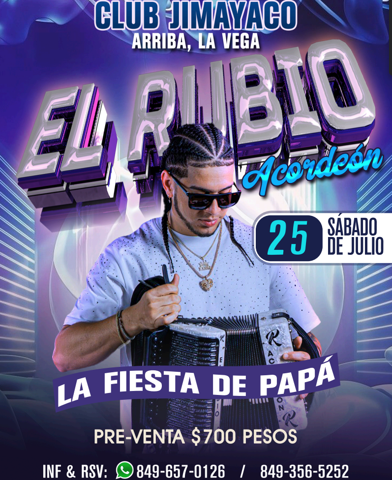 Buy tickets for EL RUBIO ACORDEON EL RUBIO ACORDEON