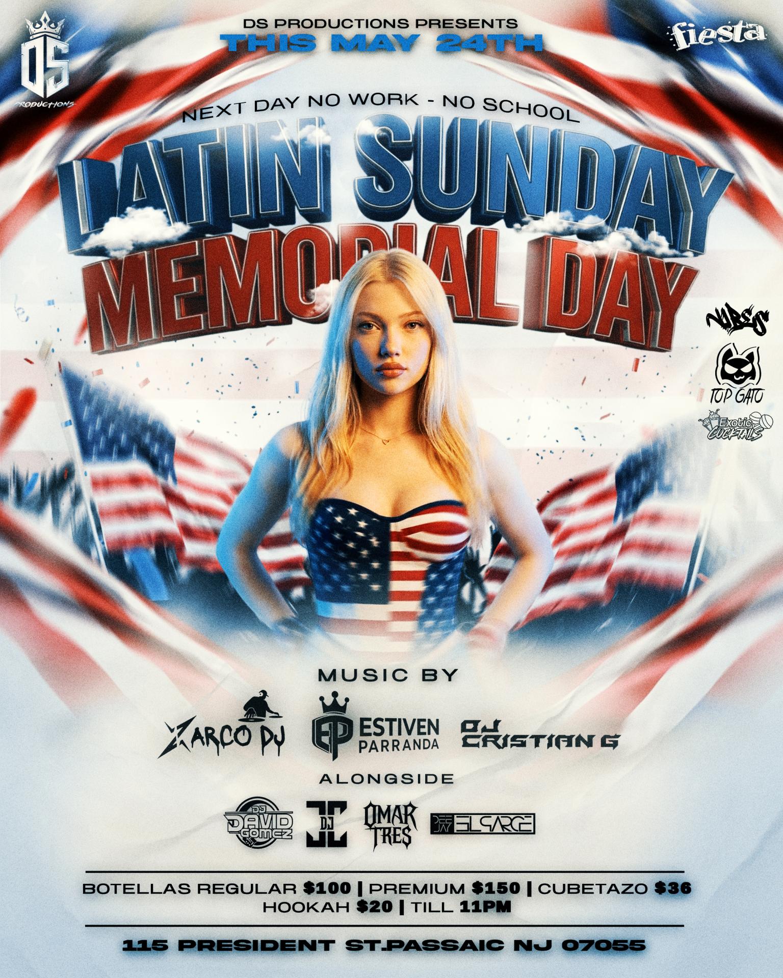LATIN SUNDAY - MEMORIAL DAY