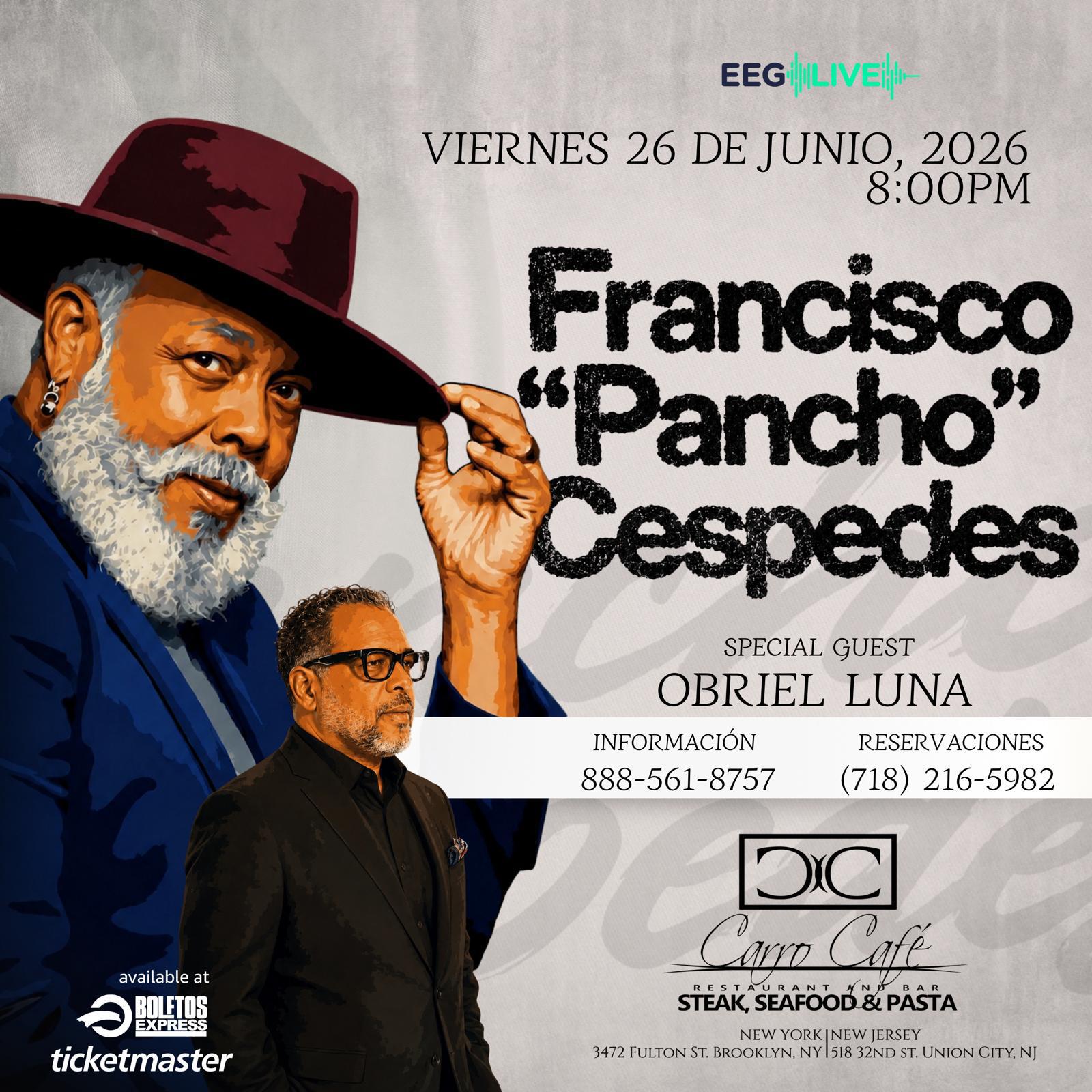 Francisco Cespesdes / Special Guest Obrien Luna / RESERVA DE MESA
