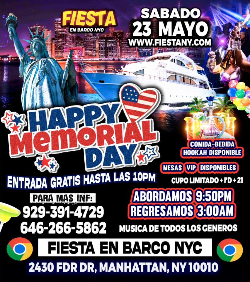 Buy tickets for LATIN BOAT PARTY LATIN BOAT PARTY