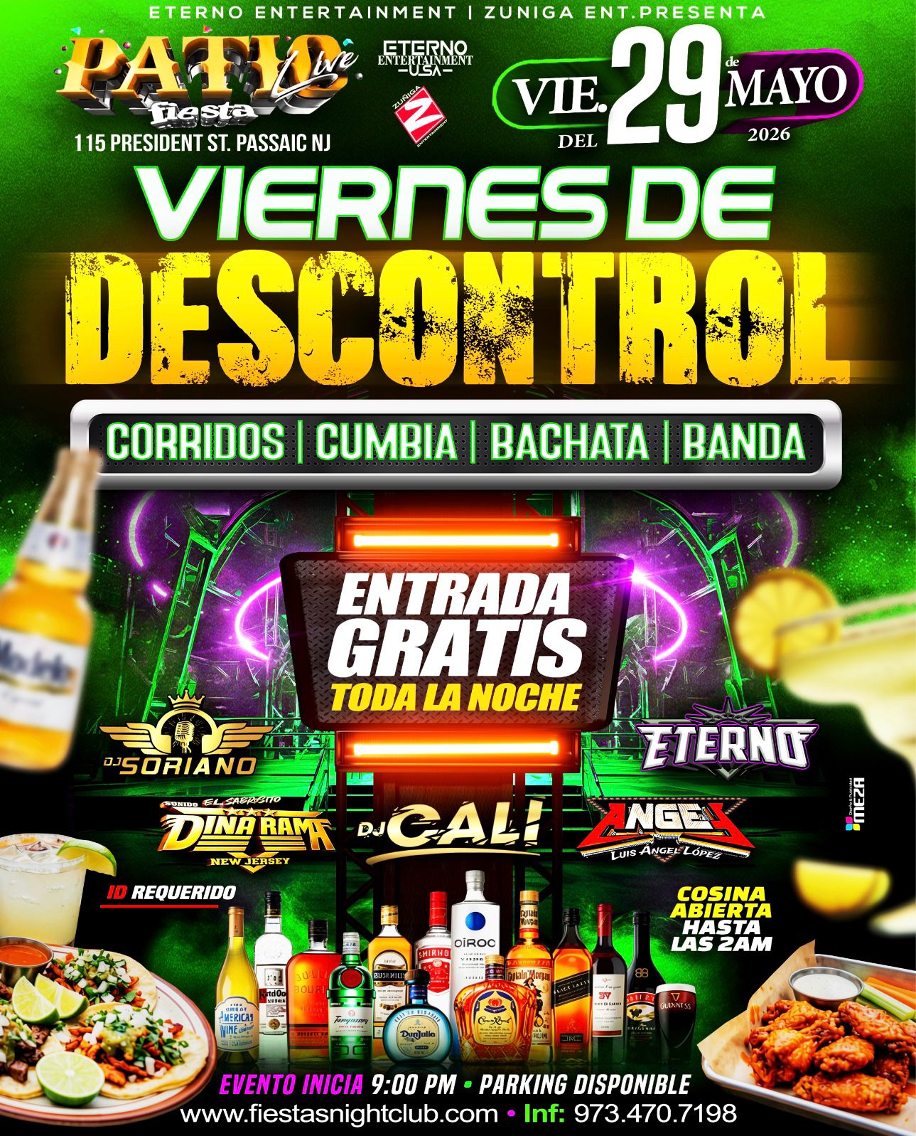 Buy tickets for VIERNES DE DESCONTROL ( CORRIDOS, CUMBIA, BACHATA, BANDA) VIERNES DE DESCONTROL ( CORRIDOS, CUMBIA, BACHATA, BANDA)