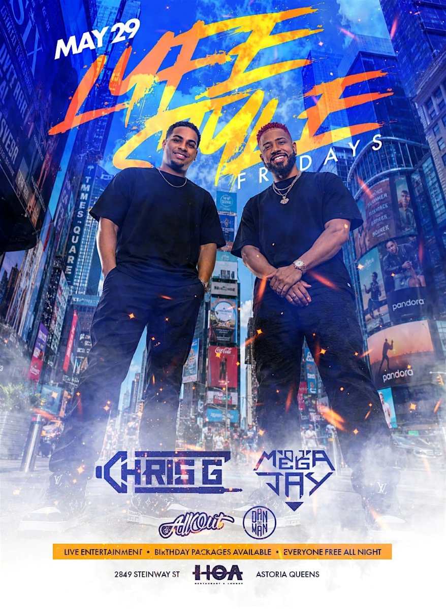 Lifestyle Fridays at HOA Astoria | Free Friday Party in Queens – May 29