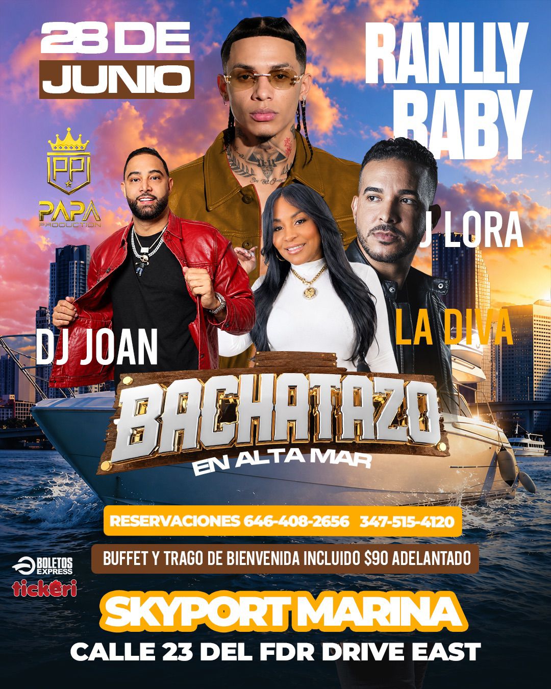 Buy tickets for BACHATAZO EN ALTA MAR | RANLLY BABY BACHATAZO EN ALTA MAR | RANLLY BABY