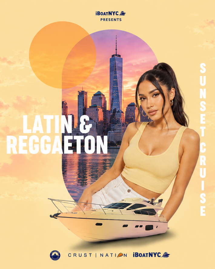 NYC #1 LATIN & REGGAETON Sunset Yacht Cruise Boat Party