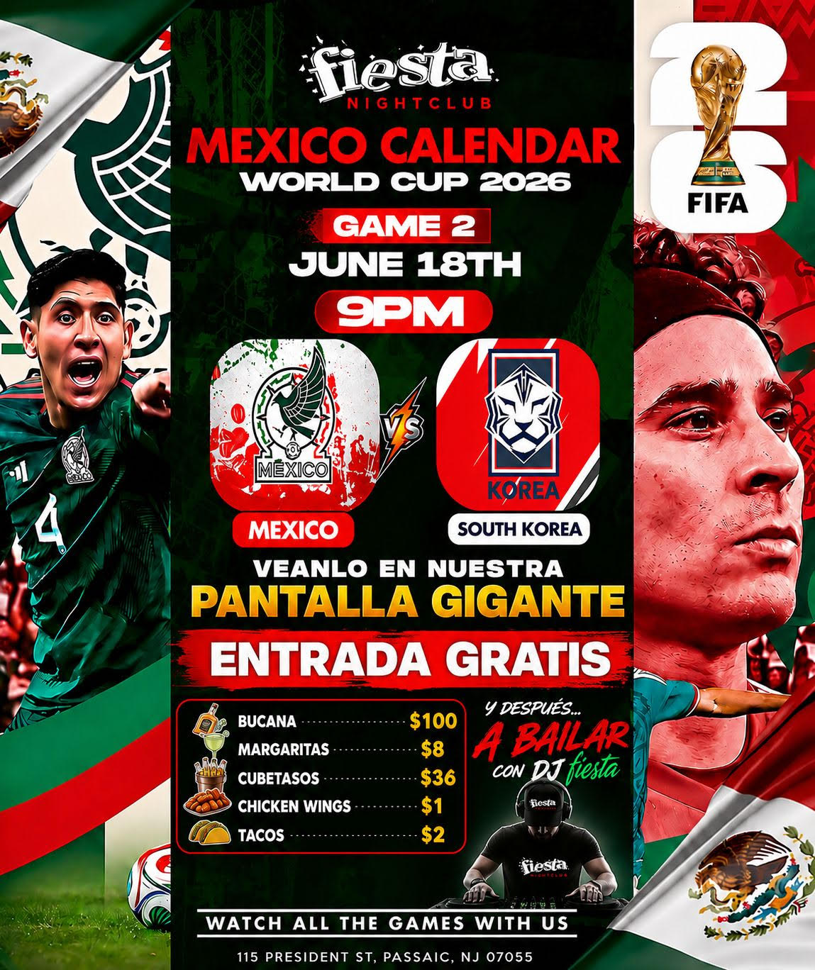 MEXICO VS SOUTH KOREA WATCH PARTY