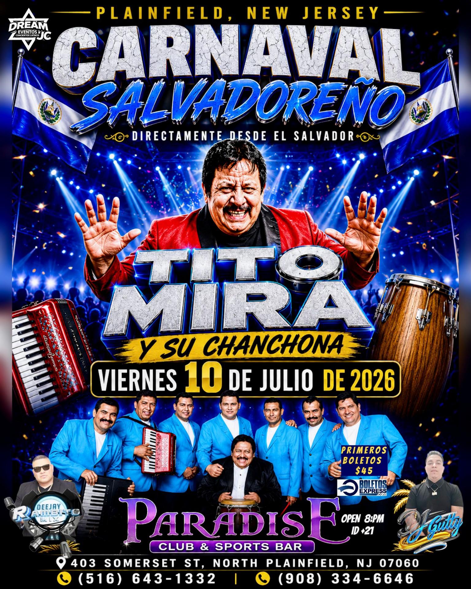 Buy tickets for TITO MIRA Y SU CHANCHONA TITO MIRA Y SU CHANCHONA