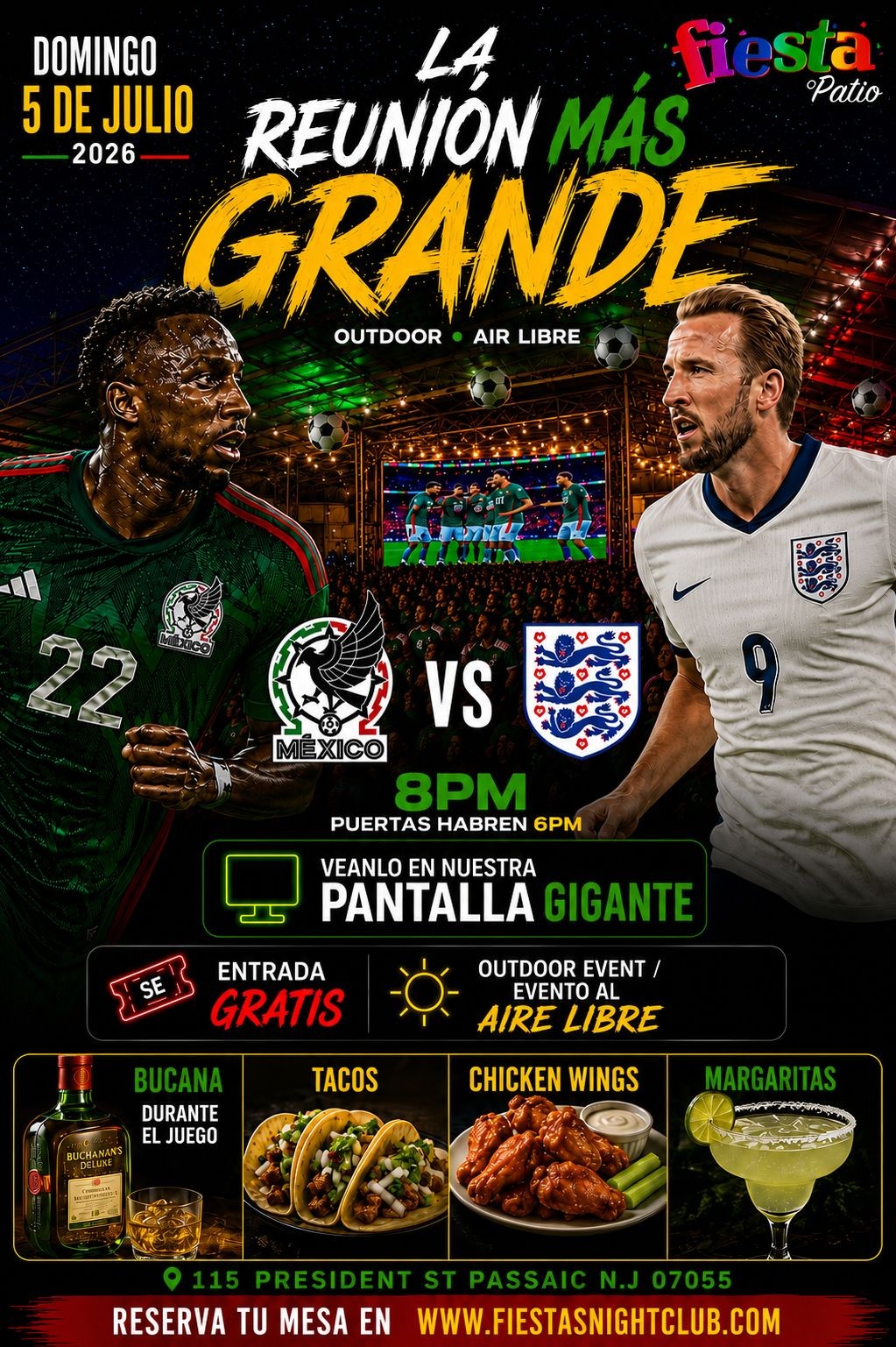 Mexico vs Inglaterra
