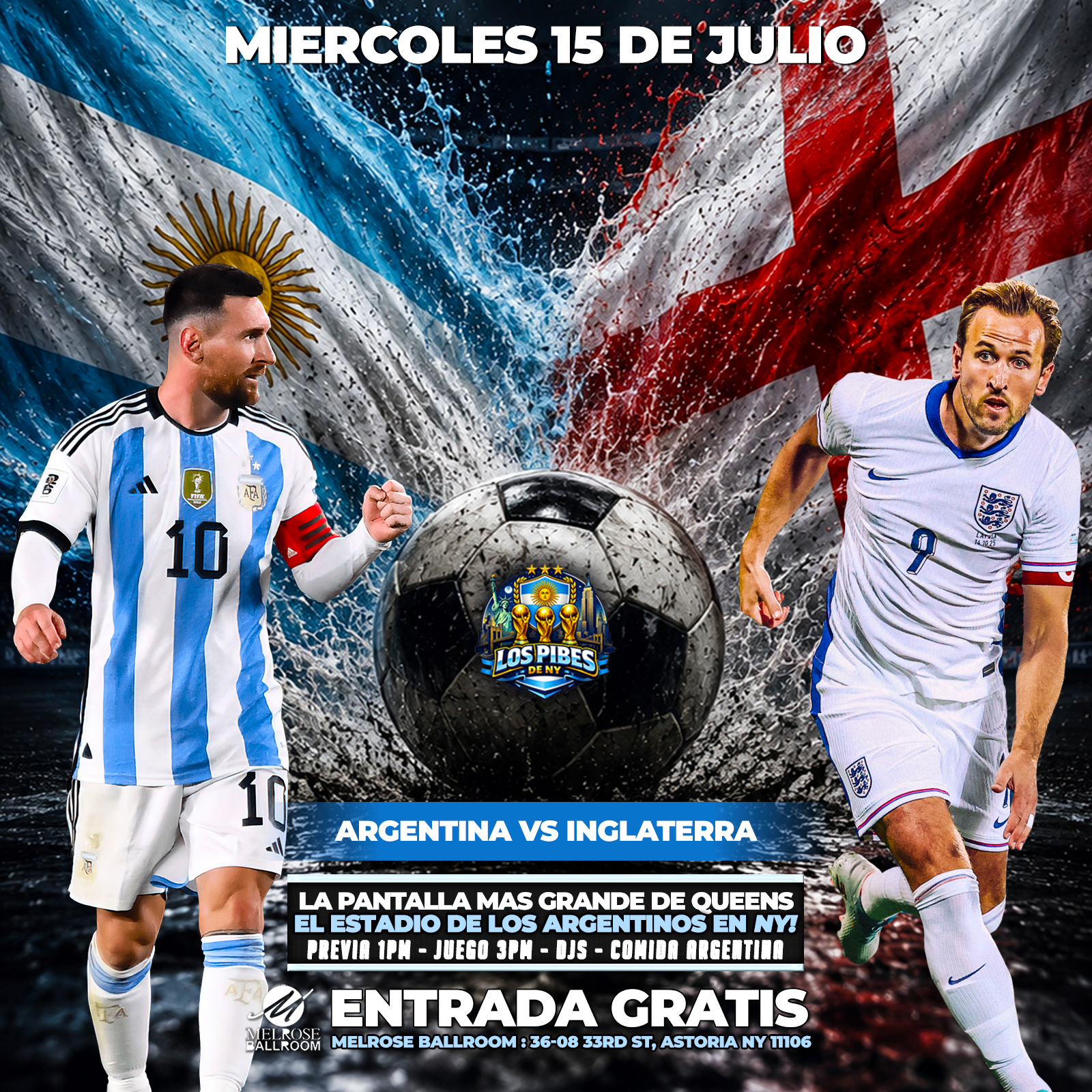 ARGENTINA vs INGLATERRA