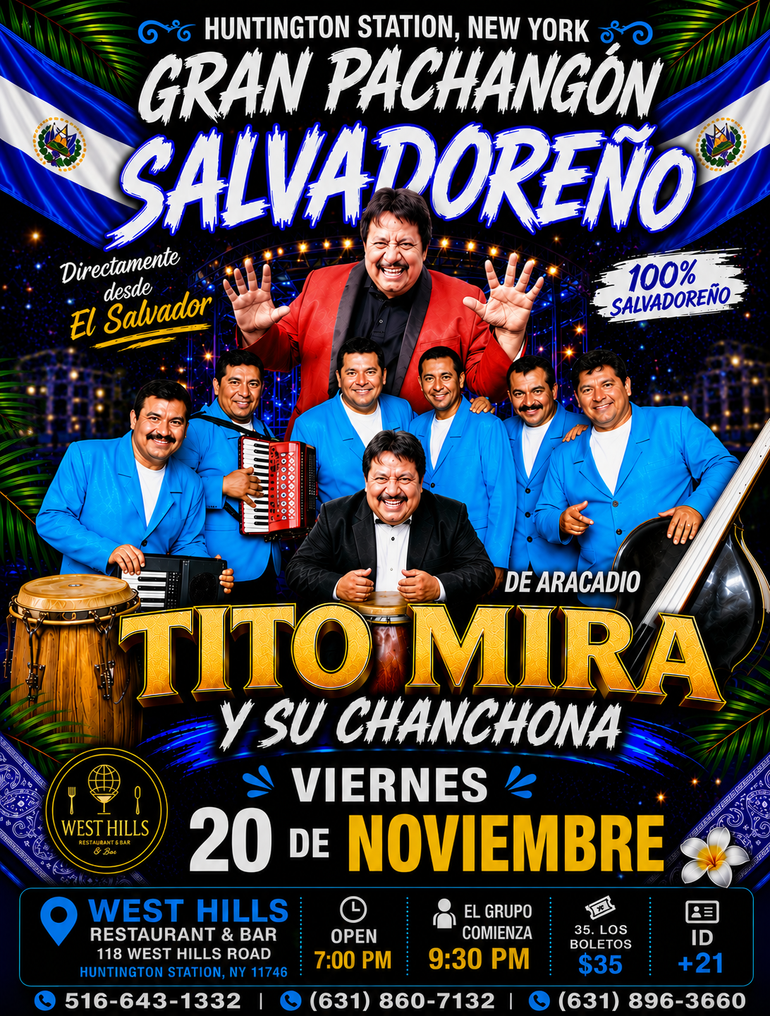 Tito mira y su chanchona de Arcadio / Huntington Station  NY
