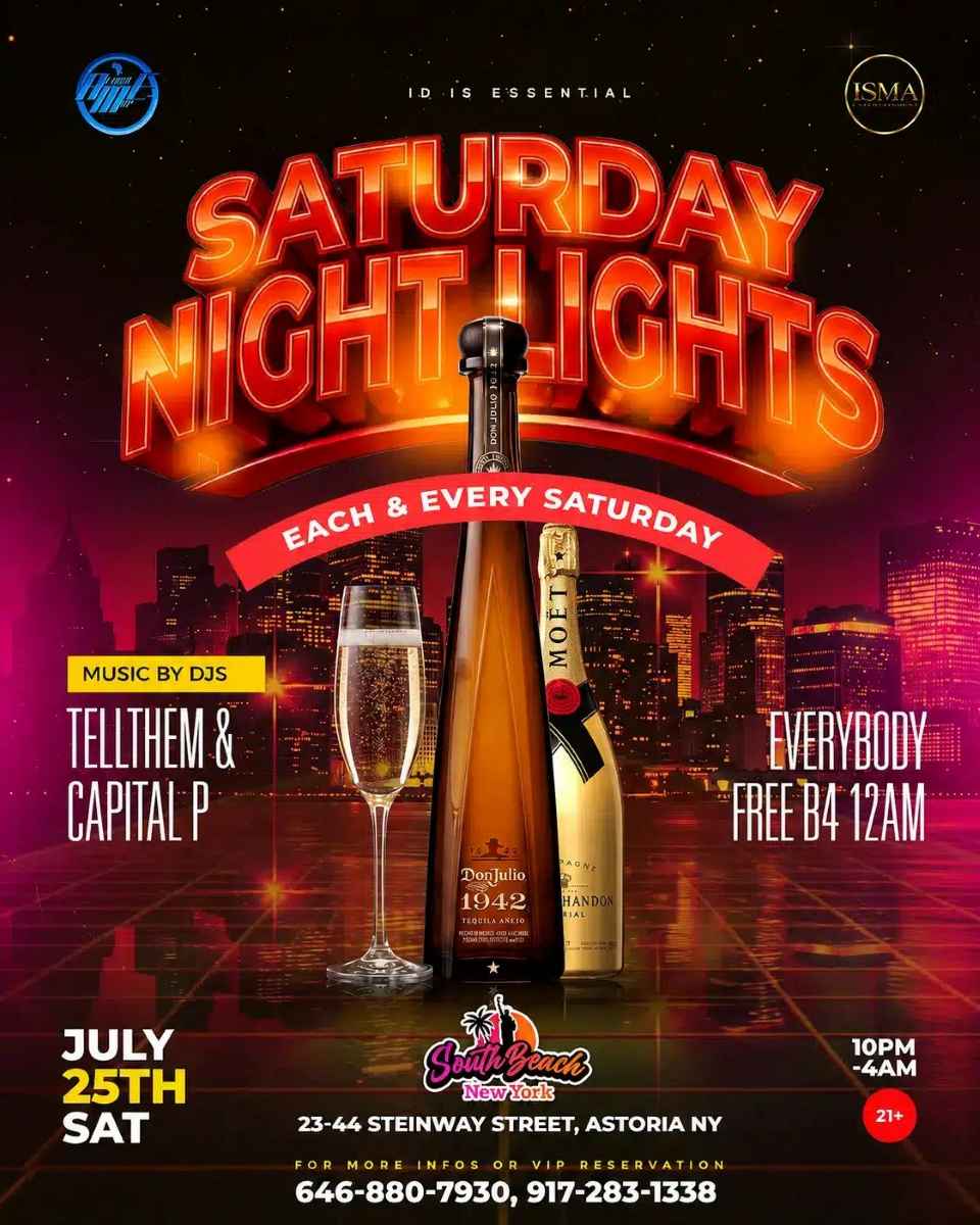 Saturday Night Lights at South Beach Astoria – Astoria Saturday Night Party