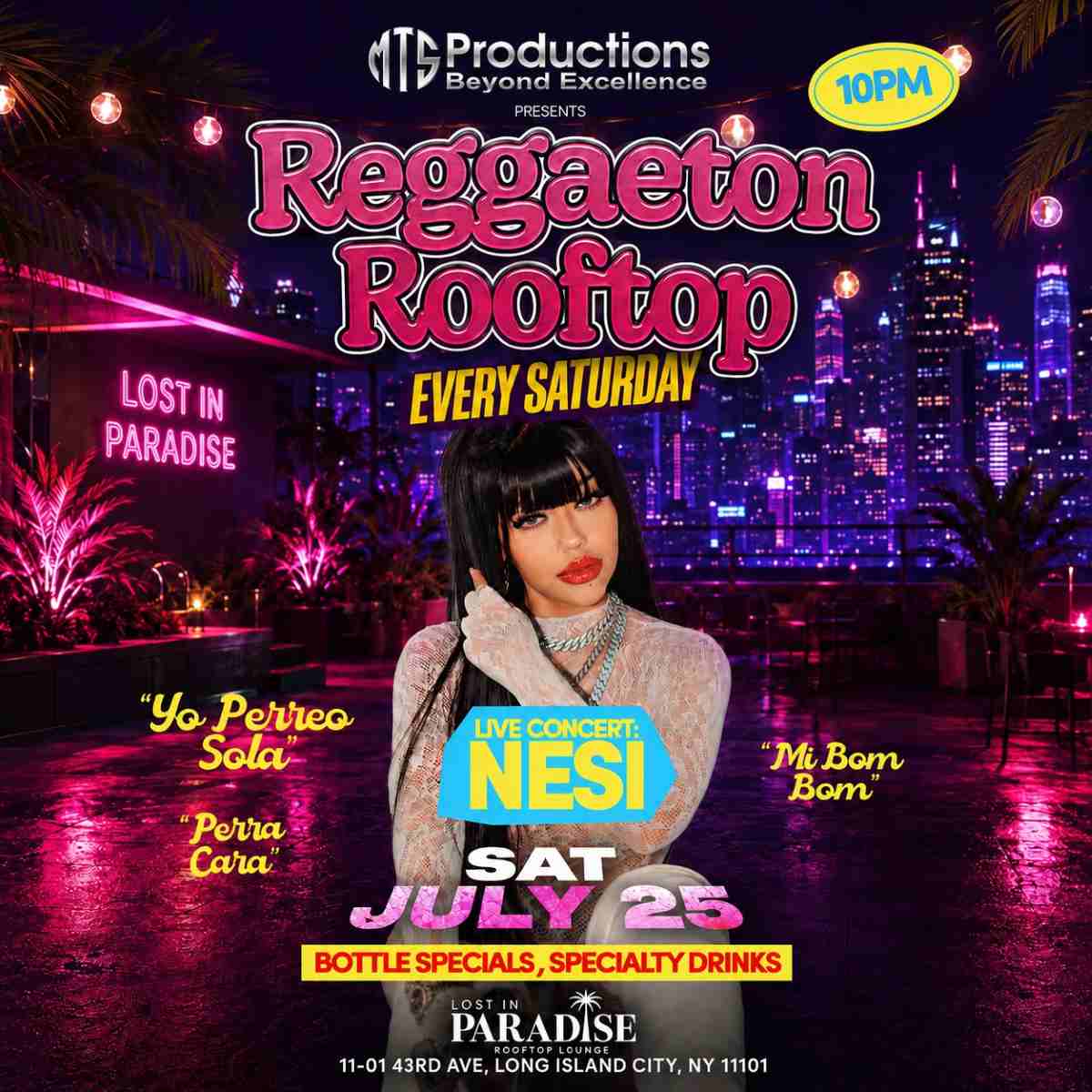 Buy tickets for Saturday Live Concert Nesi at La Casita Brooklyn | Reggaeton Brooklyn Saturday Live Concert Nesi at La Casita Brooklyn | Reggaeton Brooklyn