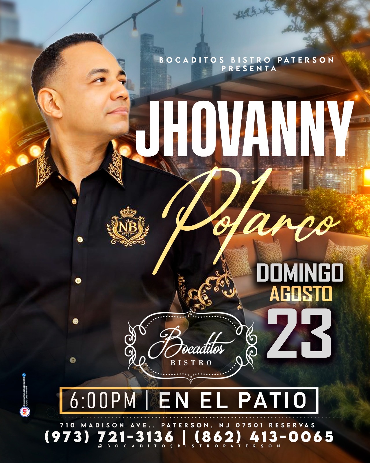 Buy tickets for YOVANNY POLANCO YOVANNY POLANCO