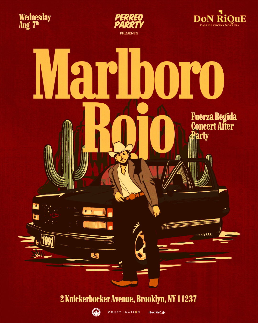 Buy tickets for Cabros Chicos: Malboro Rojo| Fuerza Rigida After Parrty (18+) Cabros Chicos: Malboro Rojo| Fuerza Rigida After Parrty (18+)