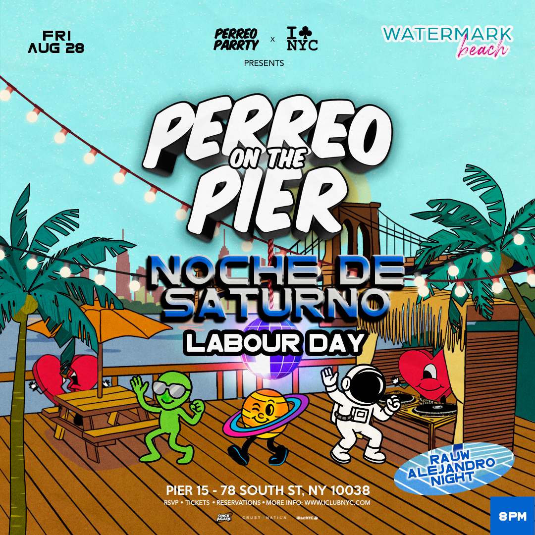 Buy tickets for #1 Labour Day | Noche De Saturno - Perreo On The Pier @ Watermark #1 Labour Day | Noche De Saturno - Perreo On The Pier @ Watermark