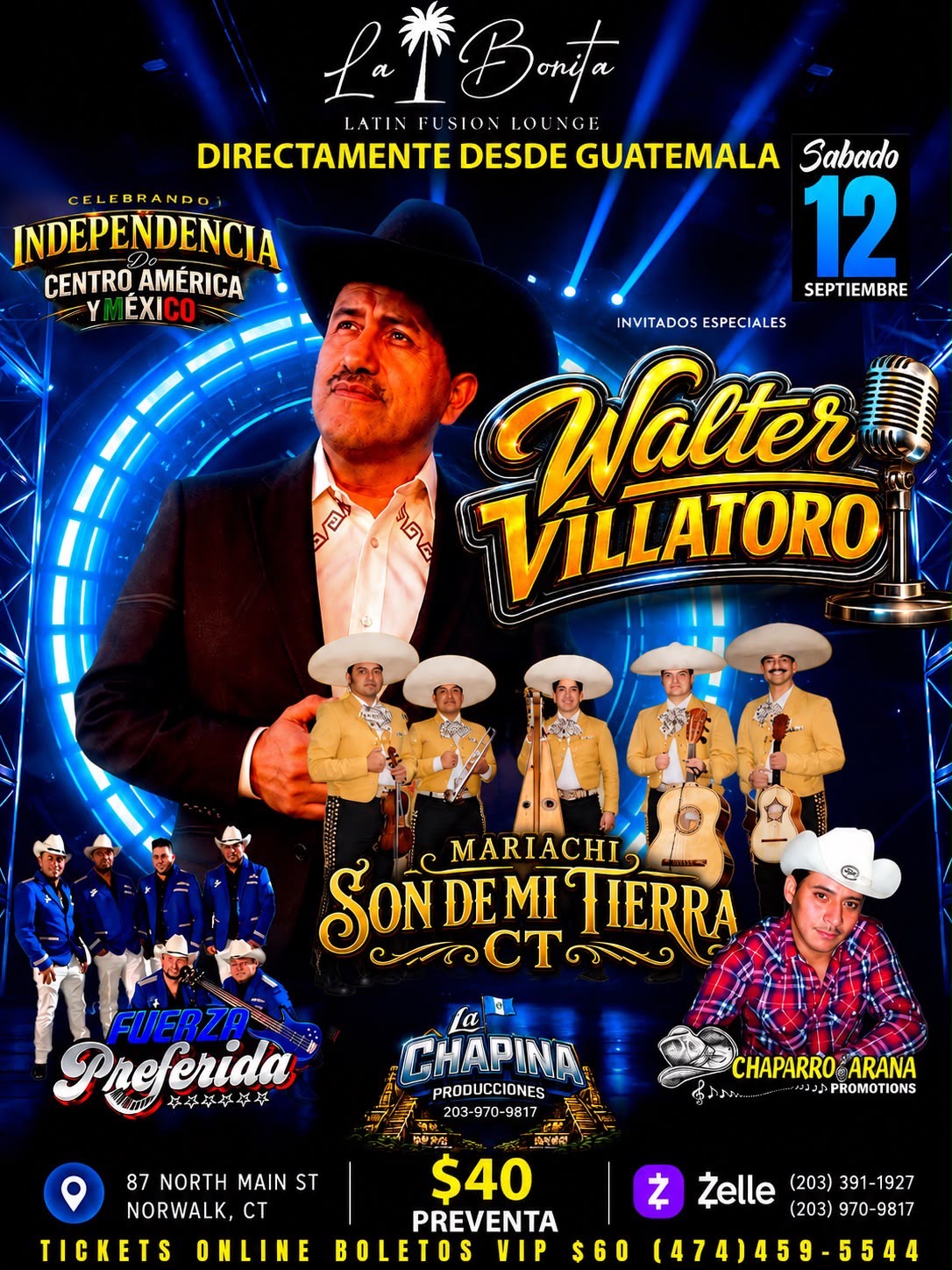 Buy tickets for WALTER VILLATORO WALTER VILLATORO