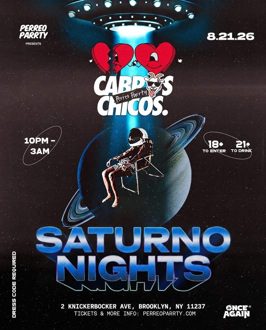 Cabros Chicos:  Saturno Nights | Reggaeton Latin Dance Parrty (18+)