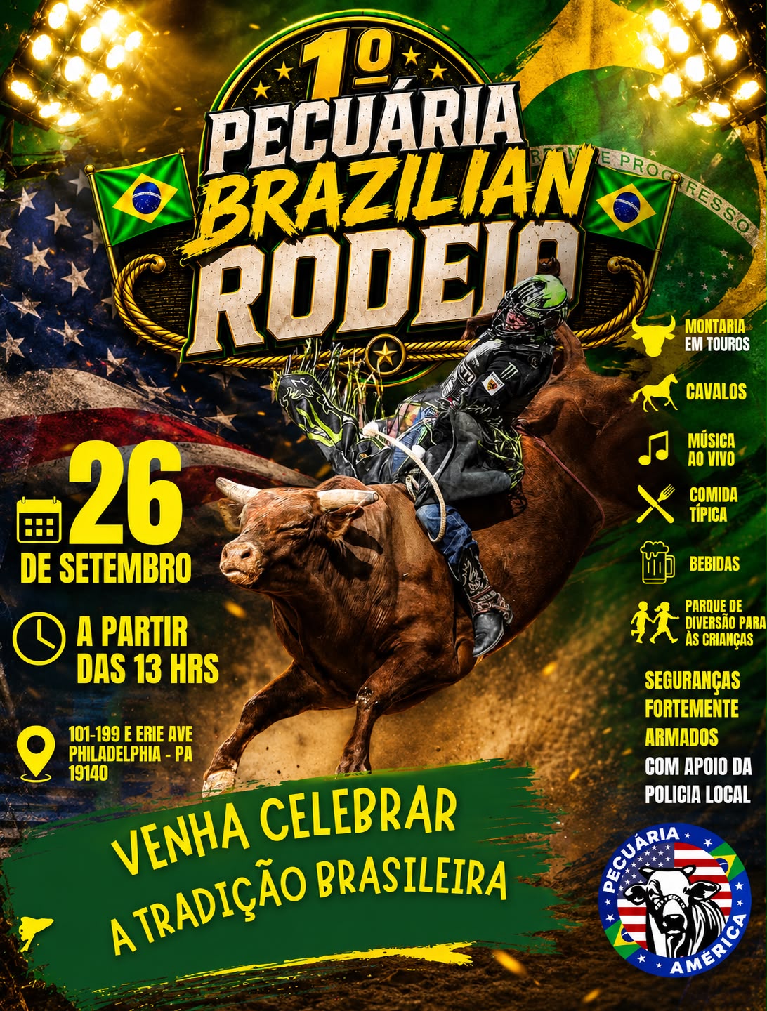 Buy tickets for 🐂🔥 1° PECUÁRIA BRAZILIAN RODEIO 🔥🐎 🐂🔥 1° PECUÁRIA BRAZILIAN RODEIO 🔥🐎