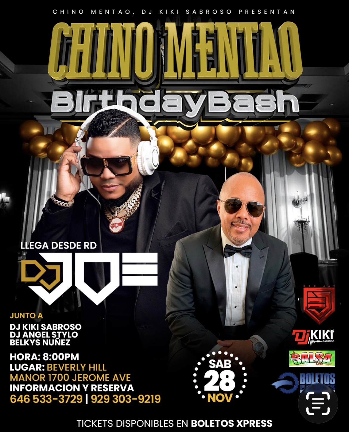 CHINO MENTAO BIRTHDAY BASH