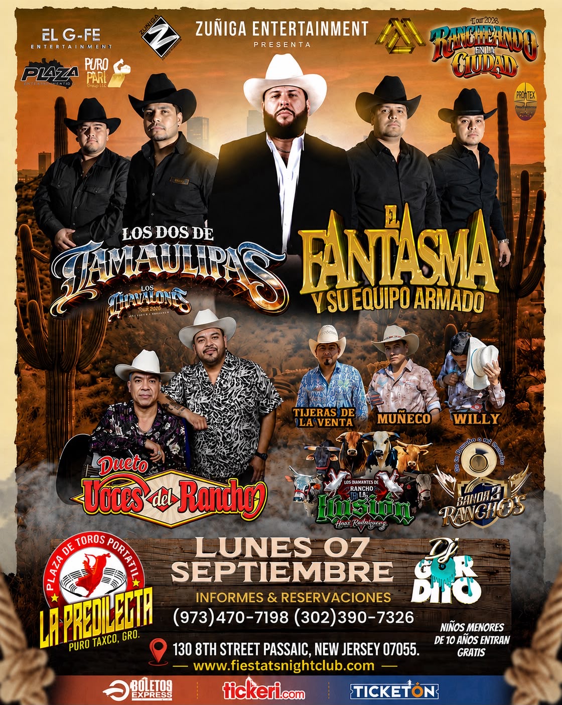 Buy tickets for LOS DOS DE TAMAULIPAS | EL FANTASMA Y SU EQUIPO ARMADO LOS DOS DE TAMAULIPAS | EL FANTASMA Y SU EQUIPO ARMADO