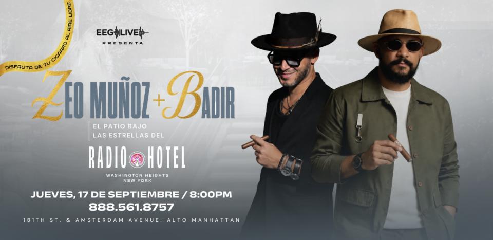 Buy tickets for Zeo Munoz & Badir Celebran La Noche del Cigarro Zeo Munoz & Badir Celebran La Noche del Cigarro