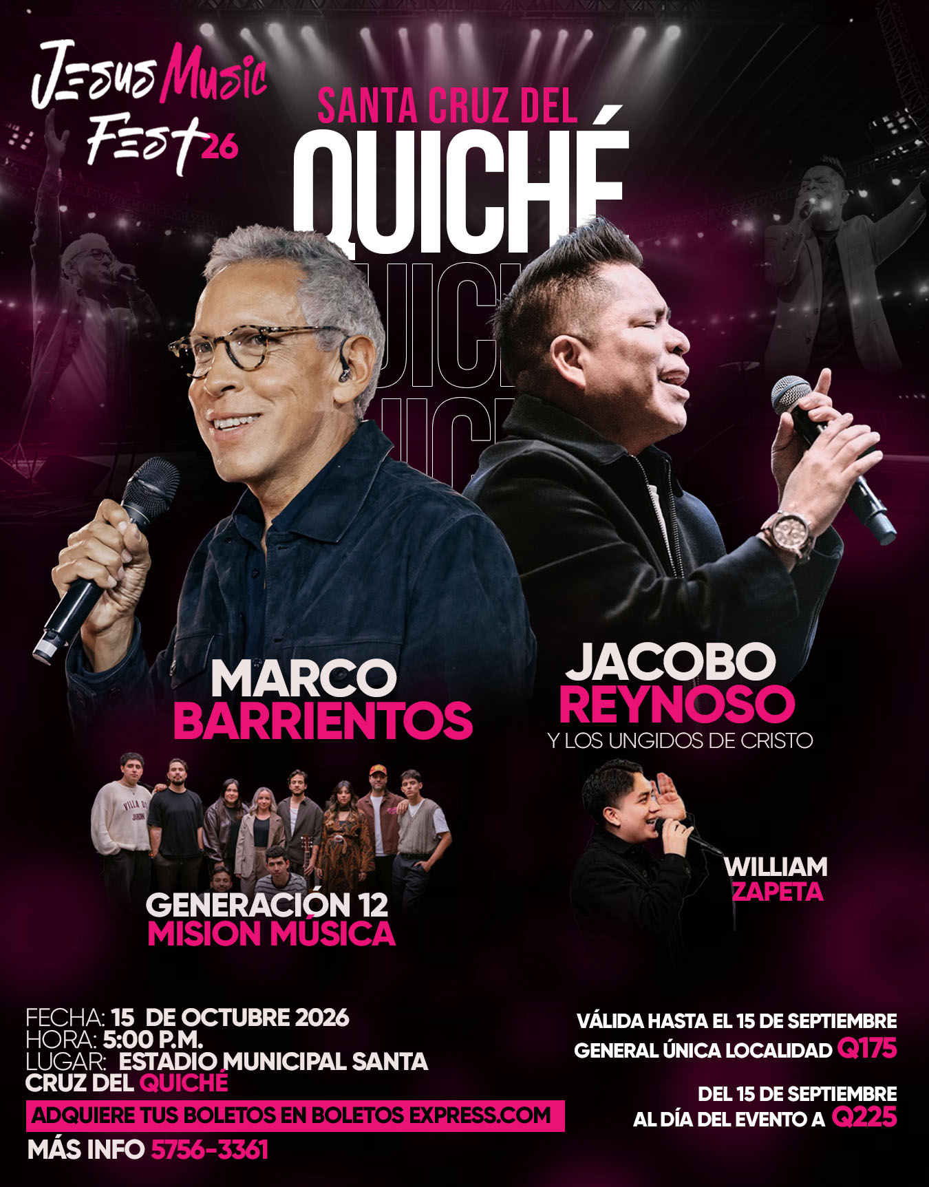 Buy tickets for Jesús Music fest Departamento 2026 Jesús Music fest Departamento 2026