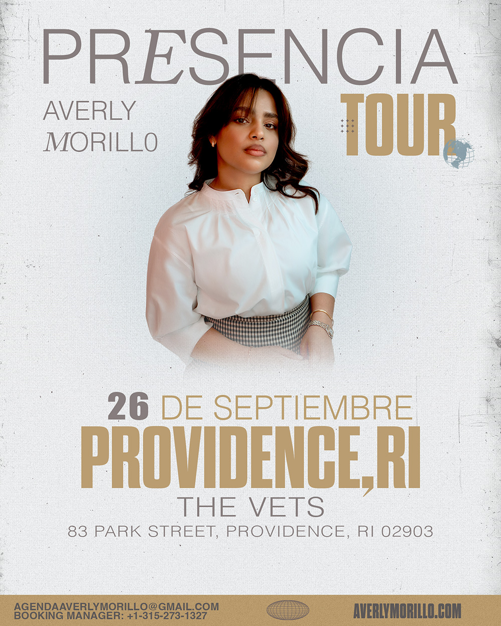 Buy tickets for AVERLY MORILLO AVERLY MORILLO