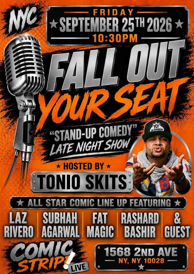 Tonio Skits @ Fall Out Your Seat Stand Up Comedy Show