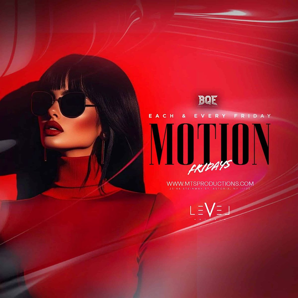 Motion Fridays Reloaded at LEVEL Astoria – Sep 18