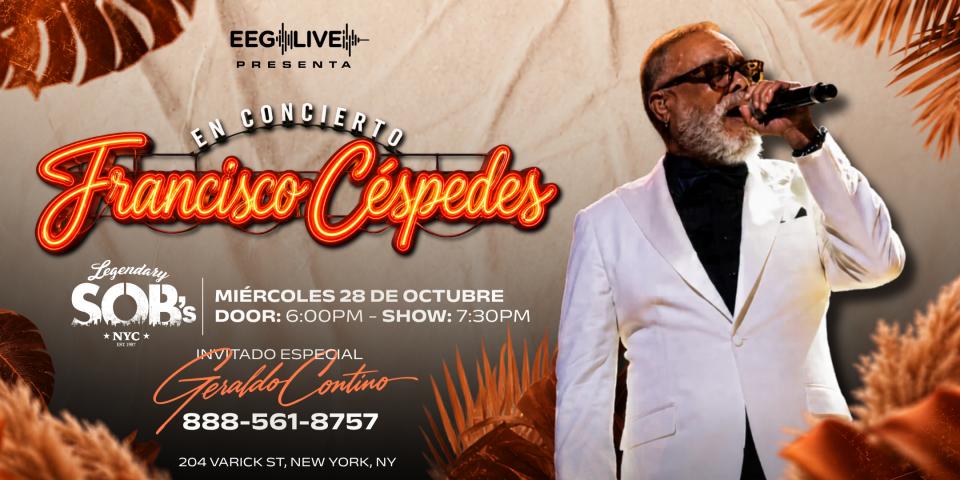 Buy tickets for Francisco Pancho Cespedes Francisco Pancho Cespedes