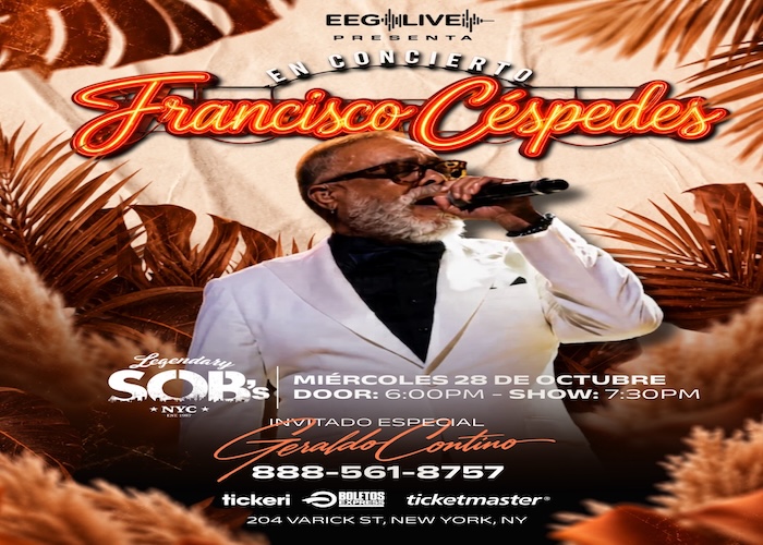 Buy tickets for Francisco Céspedes w/ Special Guest Gerardo Contino Francisco Céspedes w/ Special Guest Gerardo Contino