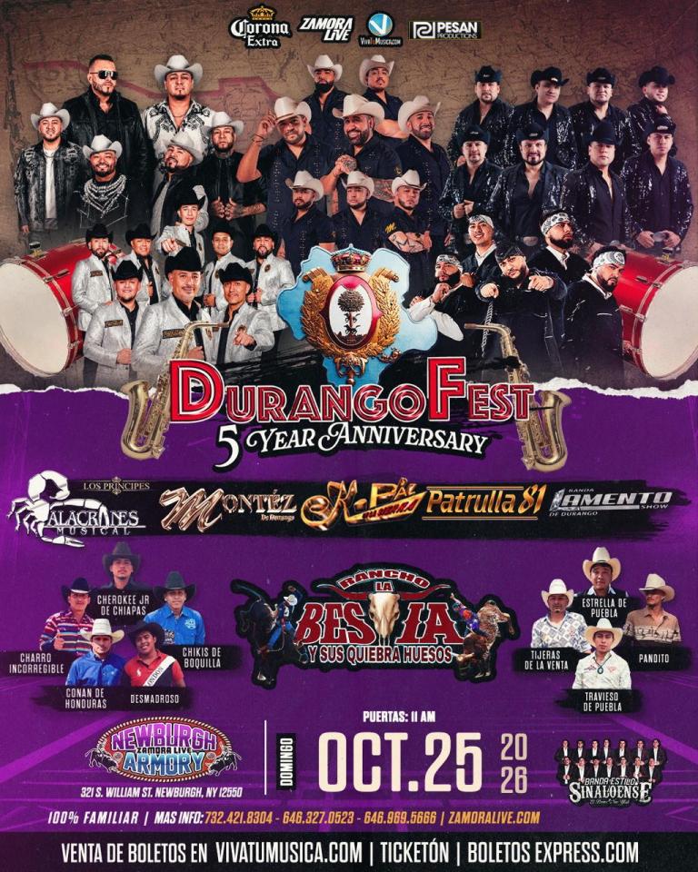 Buy tickets for DURANGOFEST EN NEWBURGH ARMORY (NEWBURGH, NY) DURANGOFEST EN NEWBURGH ARMORY (NEWBURGH, NY)
