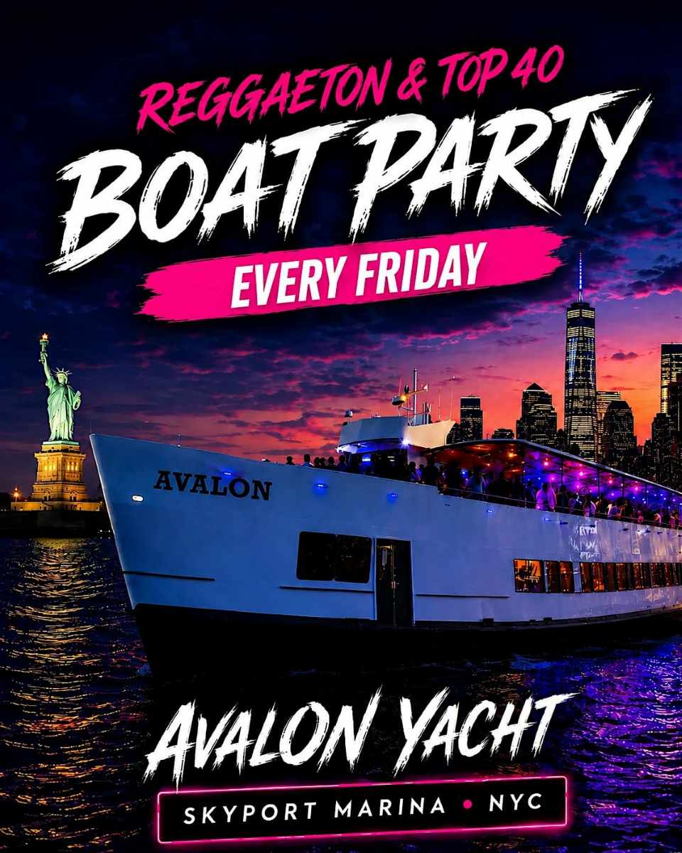 Reggaeton Boat Party NYC | Avalon Yacht at Skyport Marina – Sep 25