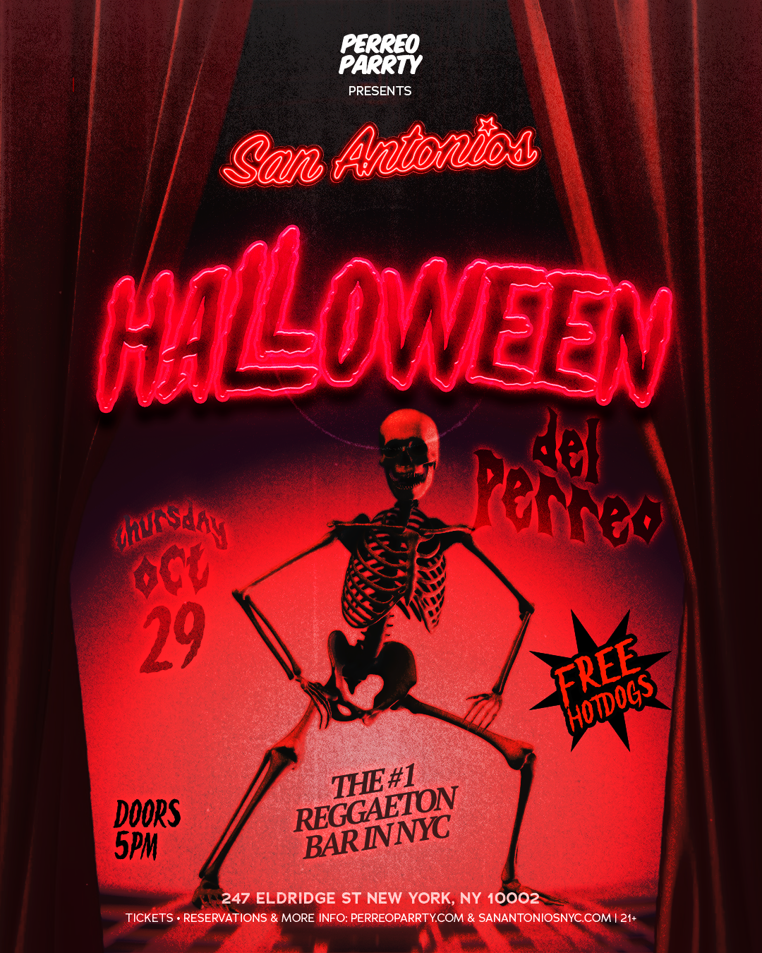 Halloween del Perreo Parrty at San Antonios Reggaeton Bar