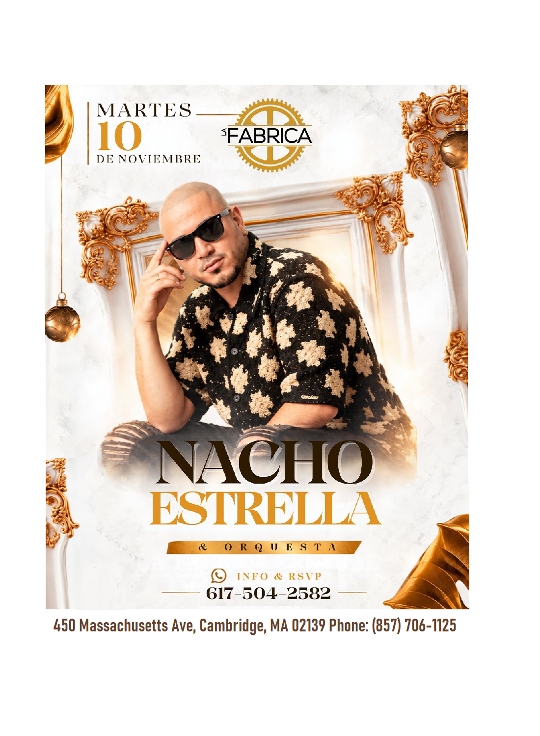 Buy tickets for NACHO ESTRELLA & ORQUESTA NACHO ESTRELLA & ORQUESTA