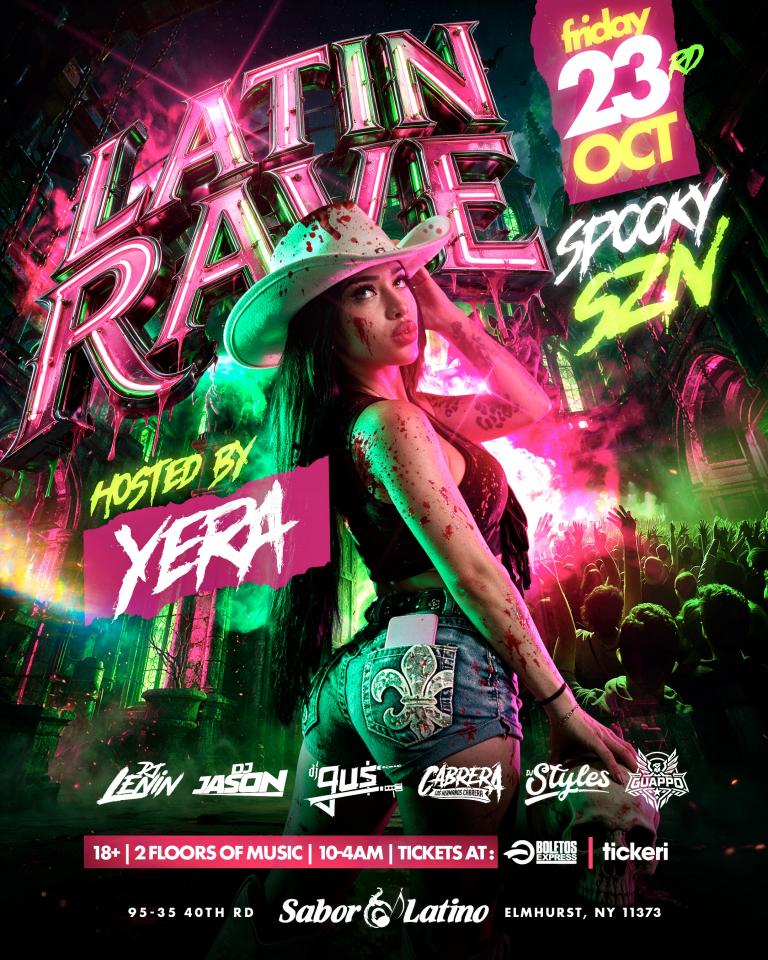 Buy tickets for LATIN RAVE HOSTED BY YERA LATIN RAVE HOSTED BY YERA