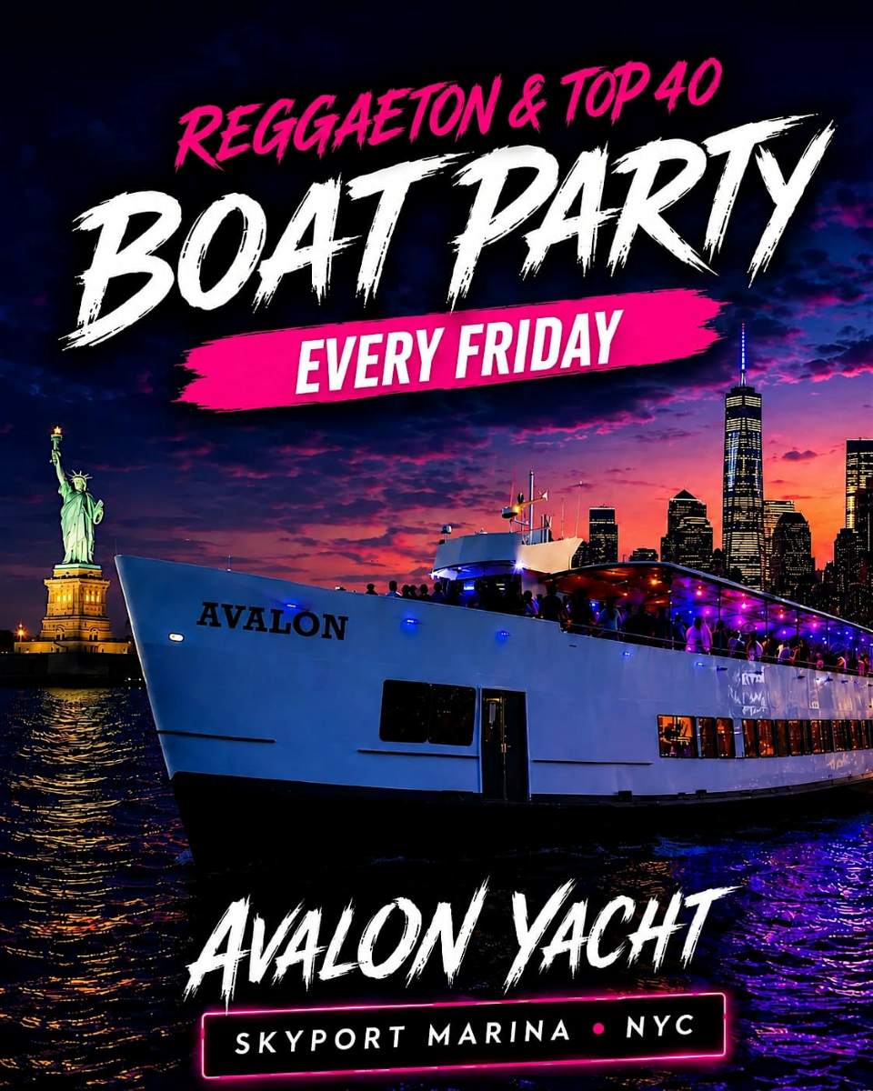 Buy tickets for Reggaeton Boat Party NYC | Avalon Yacht at Skyport Marina – Oct 02 Reggaeton Boat Party NYC | Avalon Yacht at Skyport Marina – Oct 02