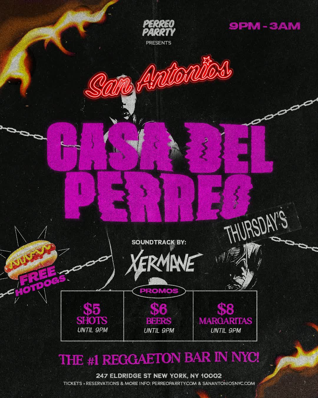 Buy tickets for #1 Reggaeton Bar New York City - Thursdays San Antonios Casa del Perreo #1 Reggaeton Bar New York City - Thursdays San Antonios Casa del Perreo